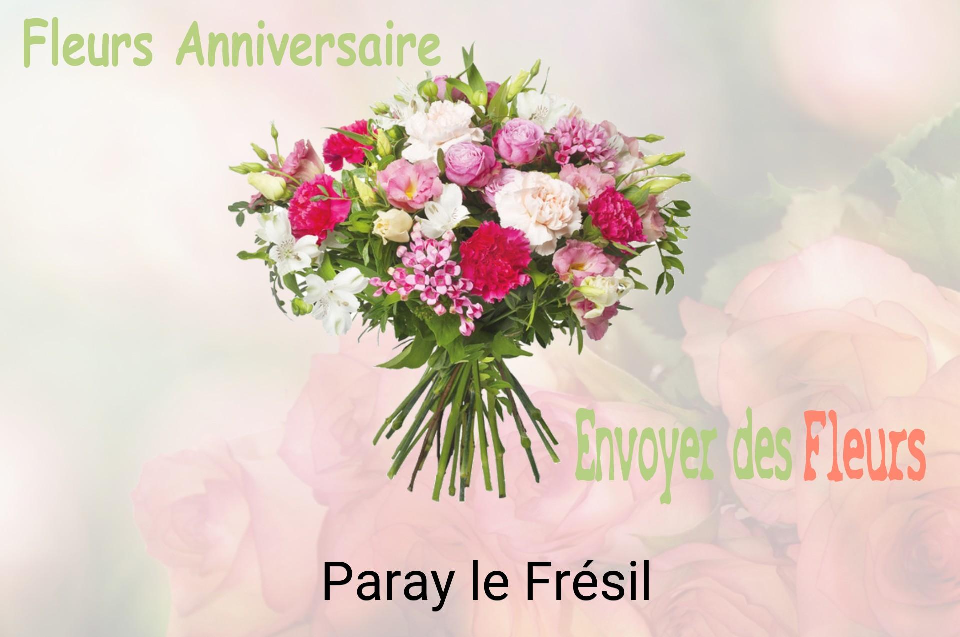 Bouquet de fleurs d’anniversaire livré à Paray-le-Frésil