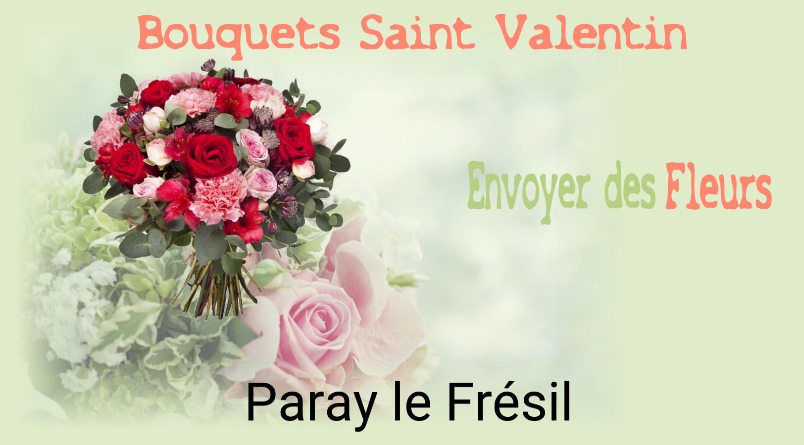 Roses de Saint-Valentin livrées à Paray-le-Frésil